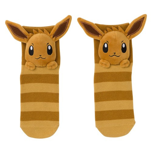Eeveelution Faces - Eevee (Short Socks)