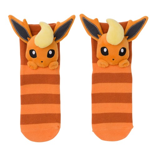 Eeveelution Faces - Flareon (Short Socks)