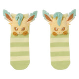 Eeveelution Faces - Leafeon (Short Socks)