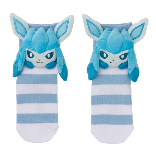 Eeveelution Faces - Glaceon (Short Socks)