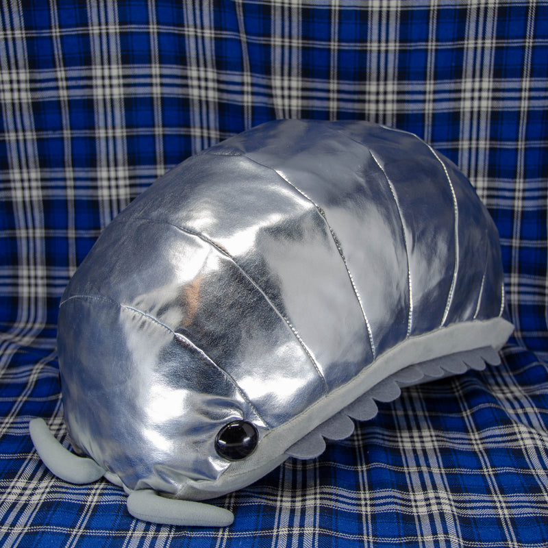 Pillbug/Isopod - Shiny - Silver (Large)