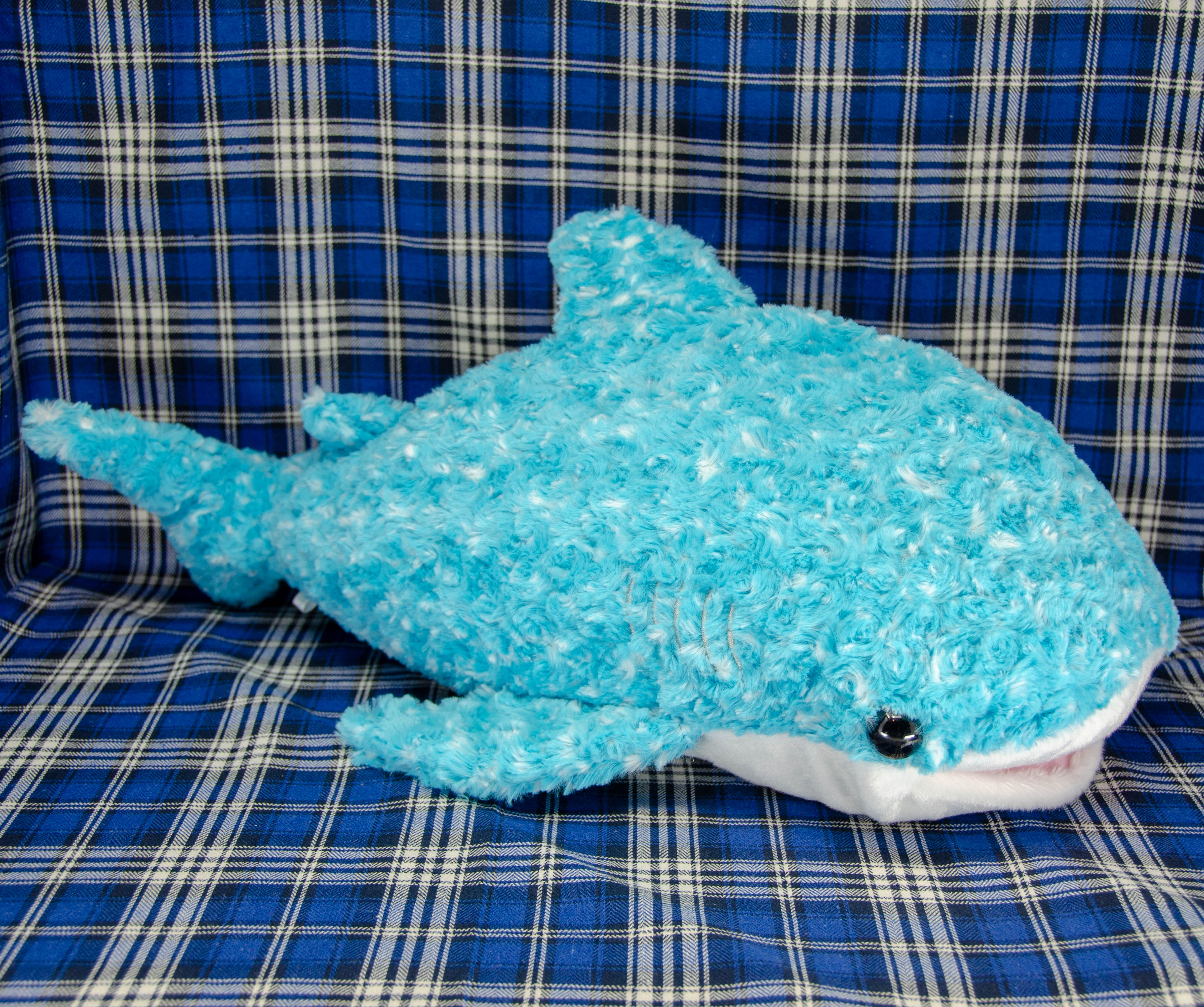 Whale Shark - Fluffy - Teal (Large)