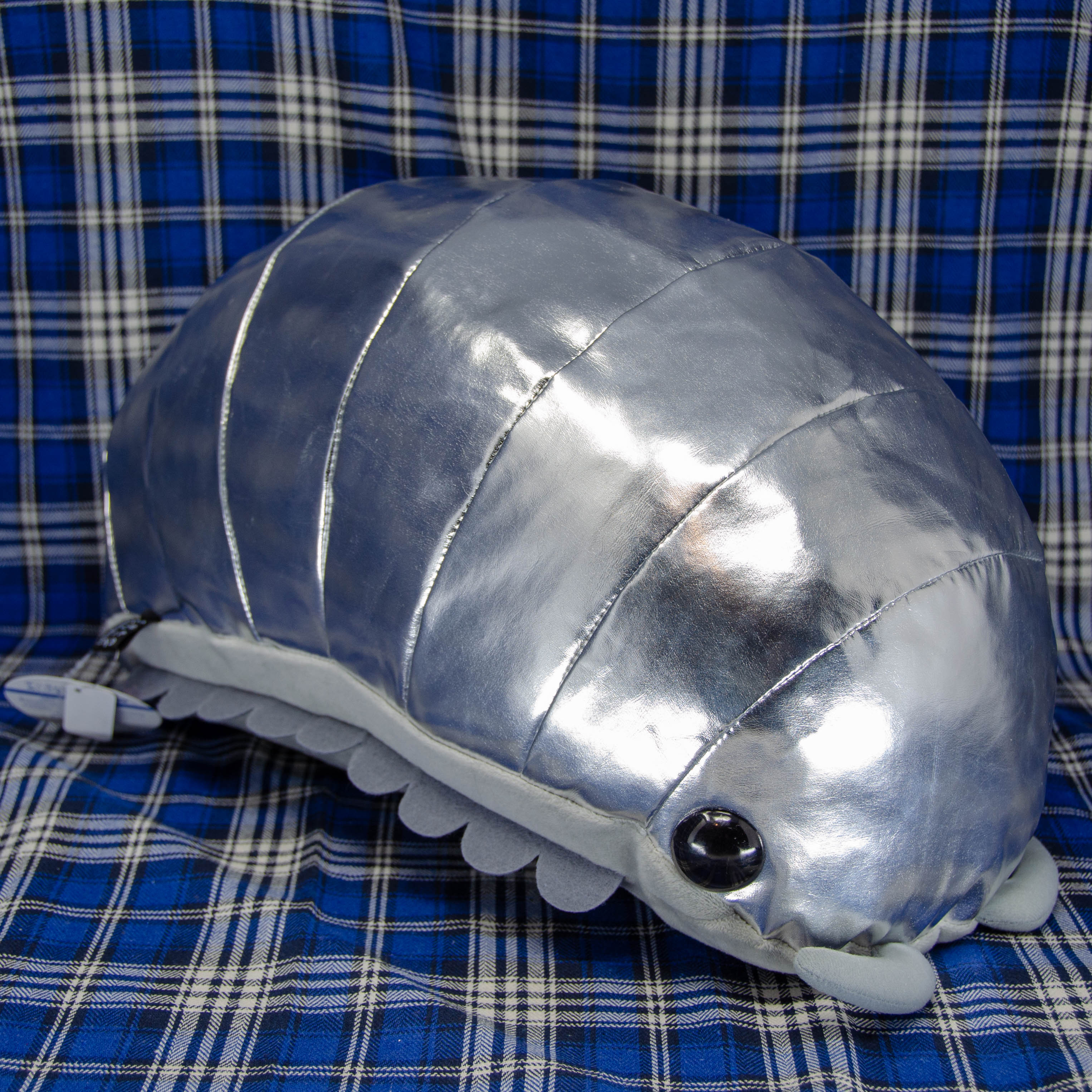 Pillbug/Isopod - Shiny - Silver (Large)