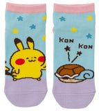 Yurutto - Pikachu & Squirtle (Short Socks)